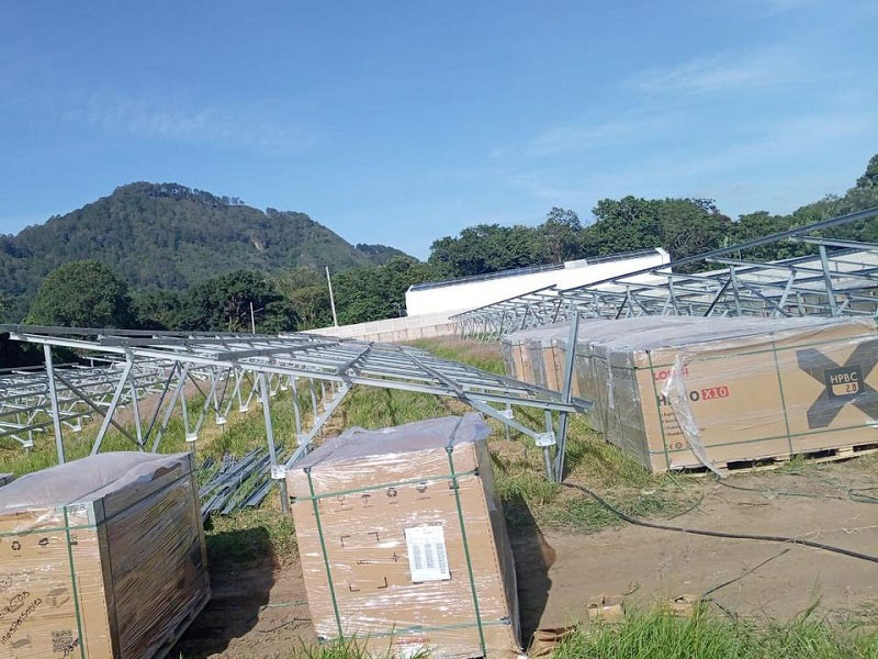 ZAM ground solar mounting systems