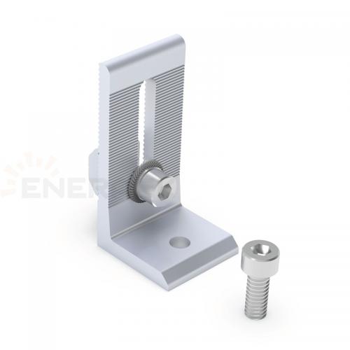 L feet for standing seam clamp