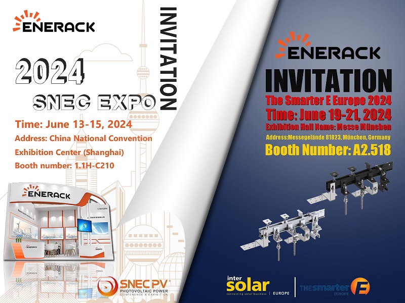 Az Enerack két kulcsfontosságú nemzetközi napelem kiállításon vesz részt