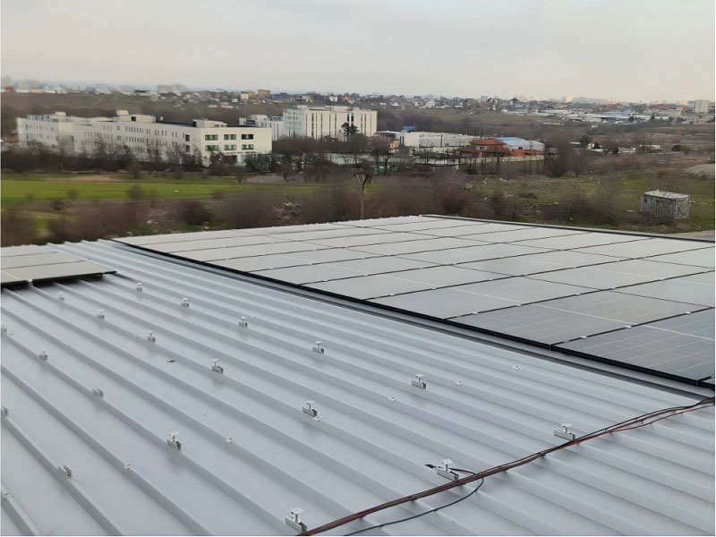 ERK-TRB-D11 trapézlemez kiváló beépítési eset