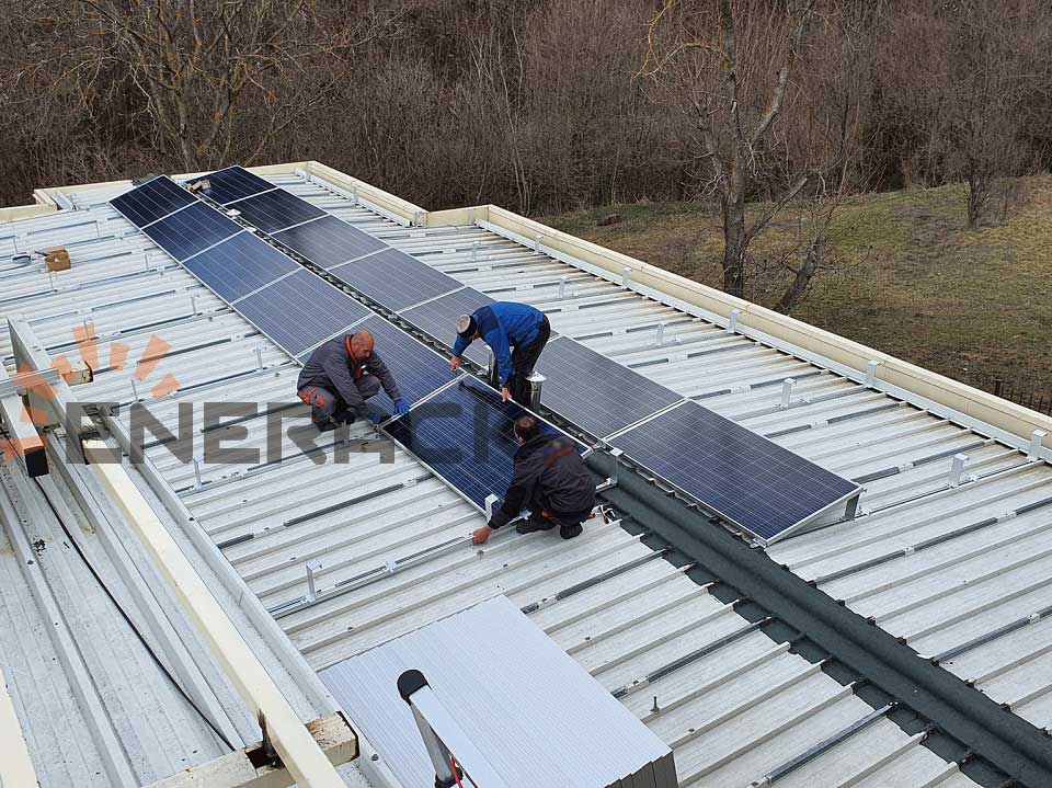15 kW-os billenőtető rendszer Bulgáriában